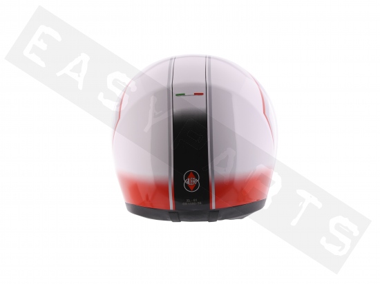 Piaggio Helm Integral GILERA Touring Weiß/ Schwarz/ Rot